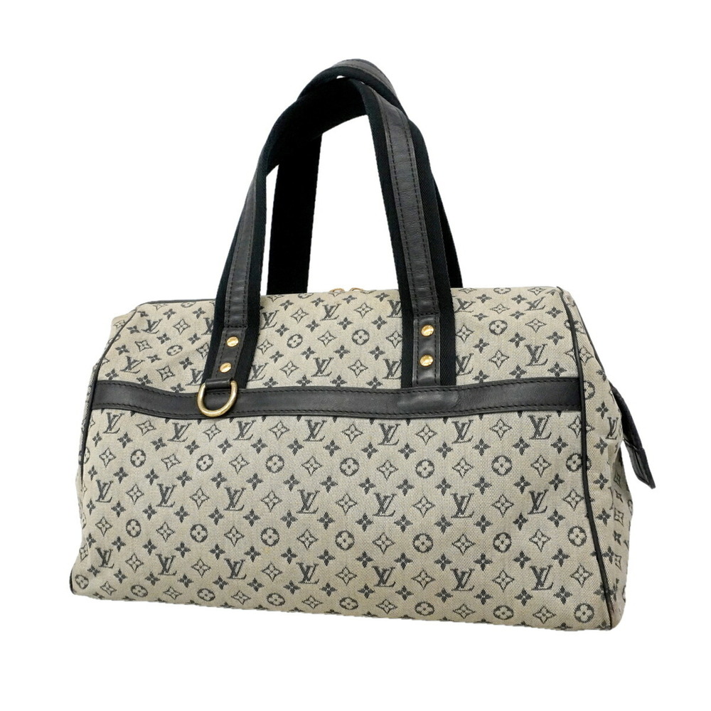 Louis Vuitton Monogram Mini Josephine GM Handbag M92211 Blue Women's